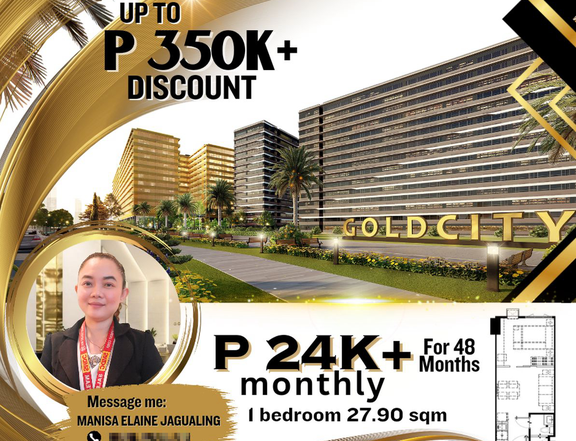 27.90 sqm 1-bedroom Condo For Sale in Paranaque Metro Manila