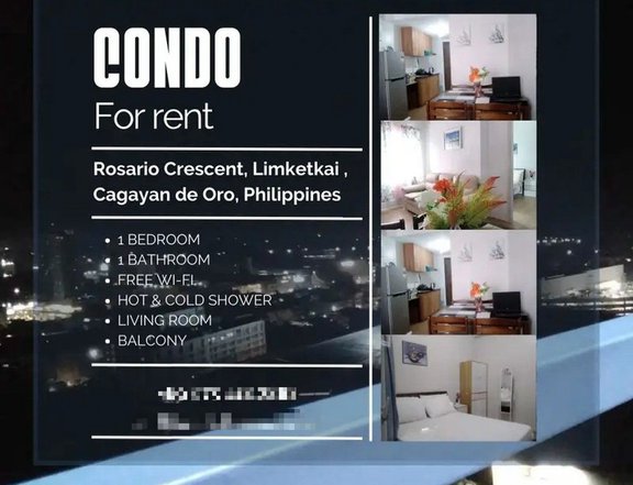36.00 sqm 1-bedroom Condo For Rent in Cagayan de Oro Misamis Oriental