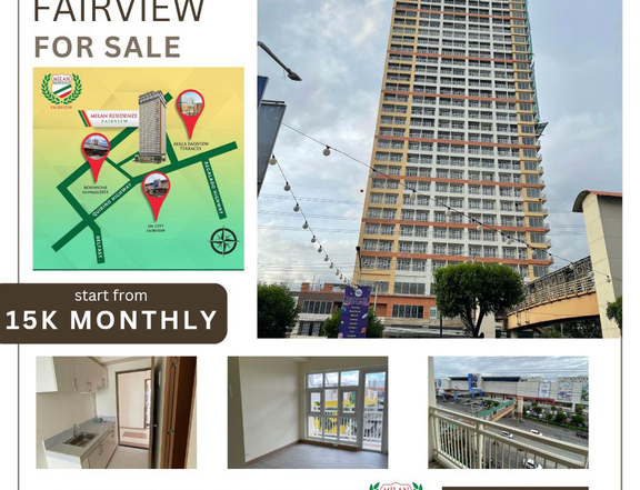 STUDIO CONDO FOR SALE IN FAIRVIEW QC (IN-FRONT OF SM FAIRVIEW)