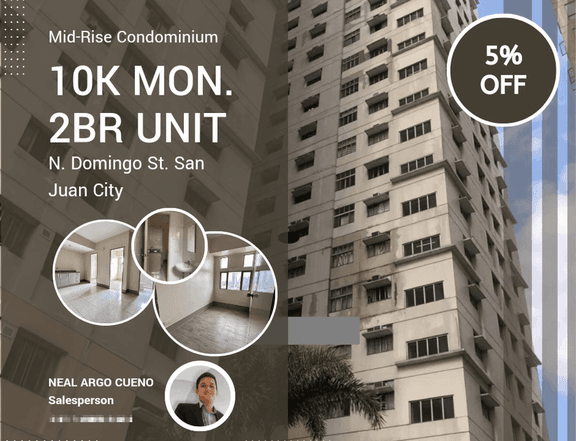NEW AFFORDABLE 2BR 10K MONTHLY LIPAT AGAD CONDO IN SAN JUAN
