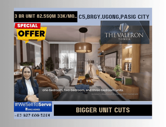 3 BEDROOM  82.5SQM FOR SALE IN C5,PASIG CITY.AFFORDABLE PAYMENT TERM
