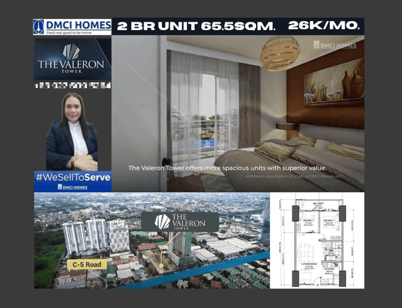 2 BEDROOM UNIT FOR SALE IN C5,BGRY.UGONG PASIG CITY BY DMCI HOMES.