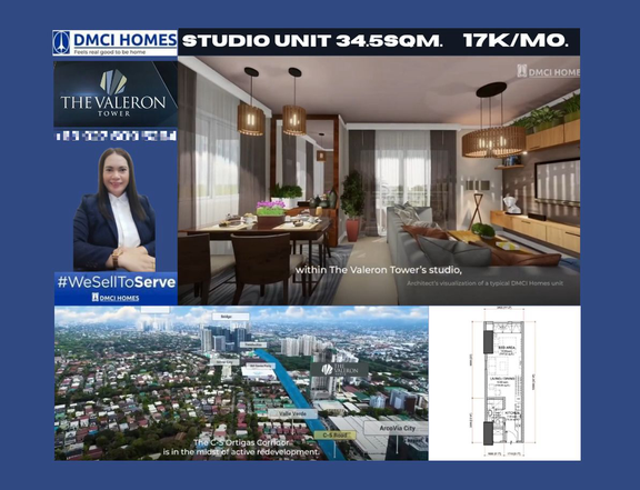 AFFORDABLE STUDIO UNIT 34.5SQM BY DMCI HOMES IN PASIG CITY