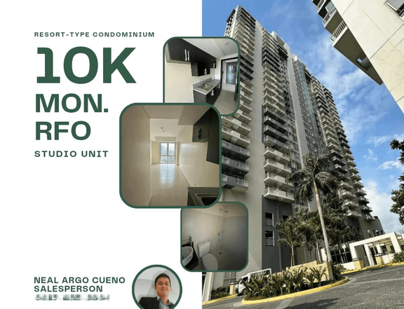 LIMITED BIG STUDIO 10K MONTHLY CONDO FOR SALE IN PASIG