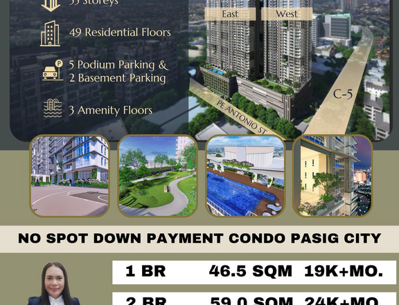 3 BEDROOM CONDO UNIT FOR SALE IN ,PASIG CITY BY DMCI HOMES.PRE-SELLING