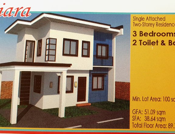 3BEDROOM RFO Single Attached House and Lot in San Fernando Pampanga