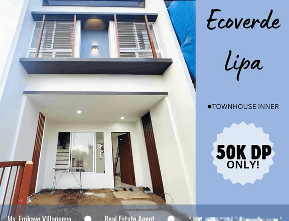3-bedroom Townhouse For Sale for only 50K downpayment