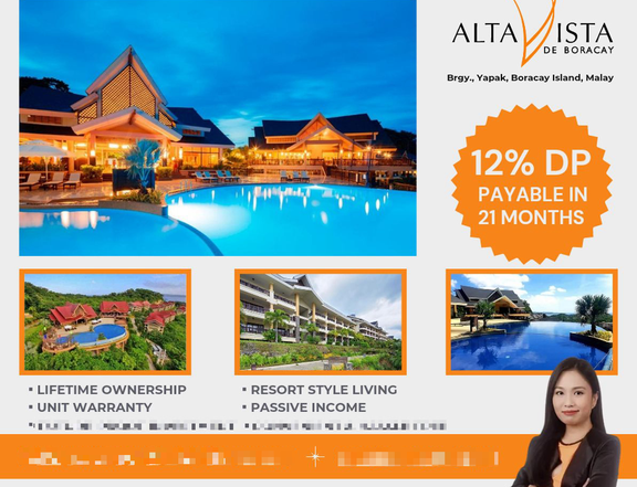 DMCI Alta Vista de Boracay Condotel For Sale in Boracay RFO 1 Bedroom Loft type