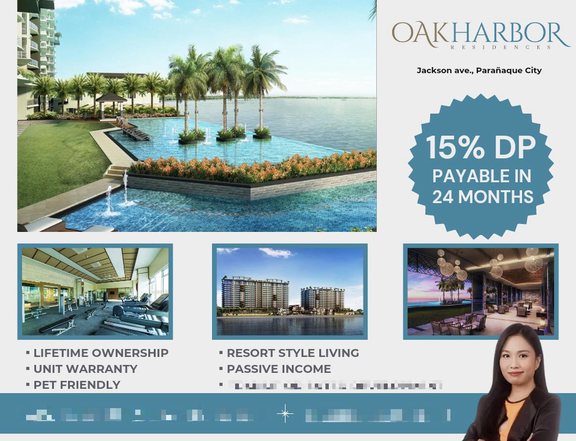 DMCI Condo for Sale in Paranaque near Okada Ready for occupancy Oak Harbor Residences 2 Bedroom