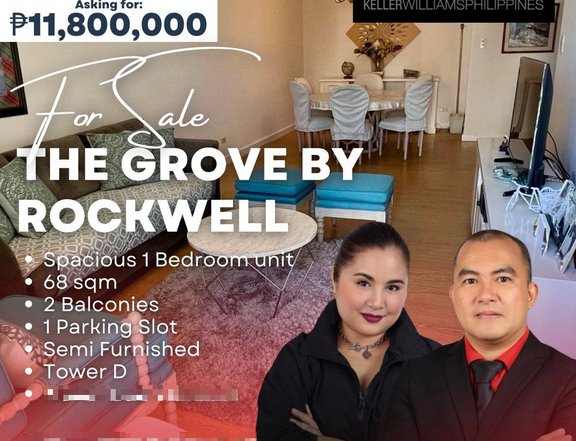 Spacious & Cozy 1-Bedroom with 2 Balconies | The Grove by Rockwell