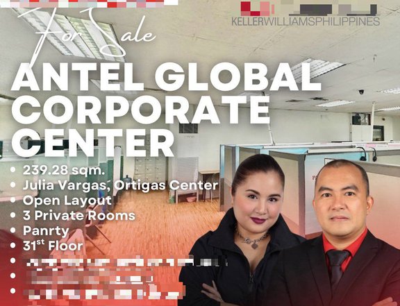 On Fire Sale! Pre-Owned Office Space in Antel Global Corporate Center in Ortigas Pasig