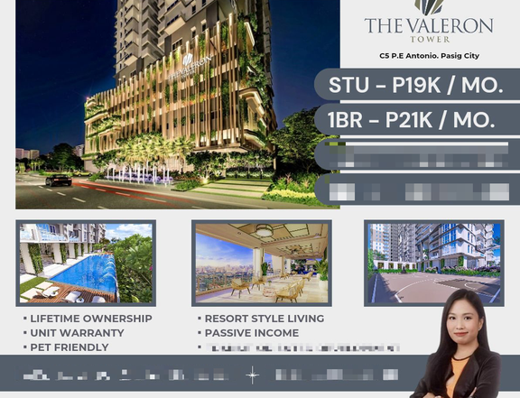 Preselling Condo in Pasig near Arcovia DMCI The Valeron Tower Studio