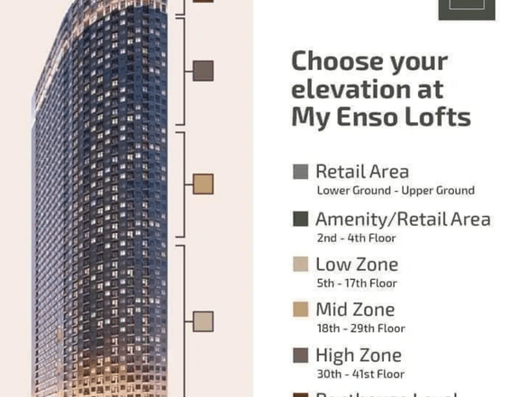 MY ENSO LOFT 2BDR DELTA 58.80sqm + Extra Space 13.14sqm + Parking slot 12.50sqm