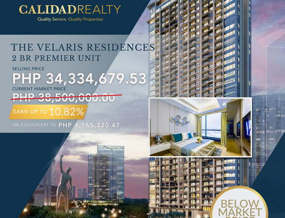 For Sale 2Bedroom-2BR, Below Market Condo at Velaris Residences, Pasig