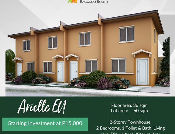 2-bedroom Townhouse End unit For Sale in Bacolod Negros Occidental