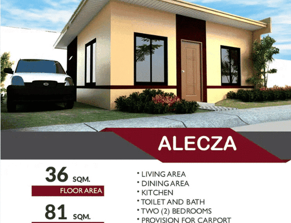 ALECZA BUNGALOW FOR AS LOW AS 10,000