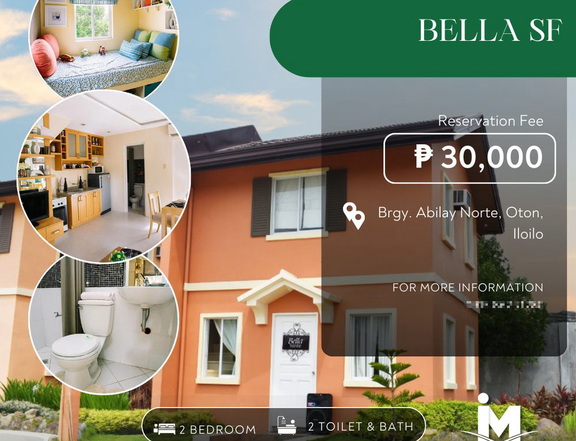 2-bedroom Bella Single Detached House For Sale in Iloilo City Iloilo
