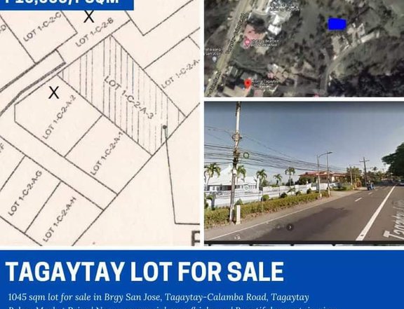1045sqm Lot for Sale in Tagaytay