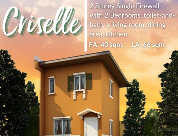2-BR 2 Storey Single Firewall in Sorsogon City | Criselle Unit