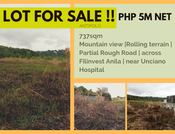 737sqm lot for sale at Brgy. San Roque Antipolo