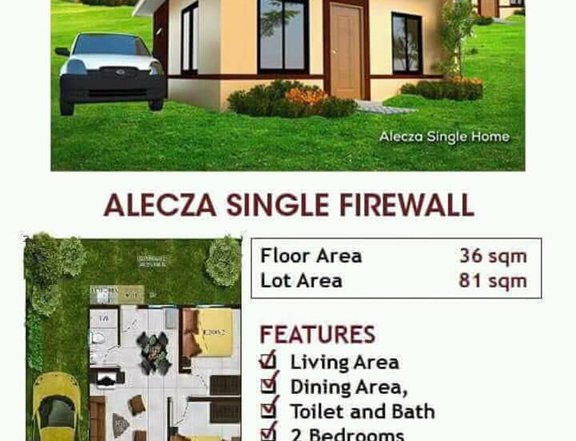 Alecza Unit - Affordable House and Lot in Bria Homes