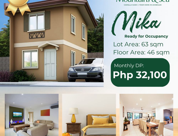 Mika RFO 2 Bedroom House and Lot For Sale in Subic Zambales