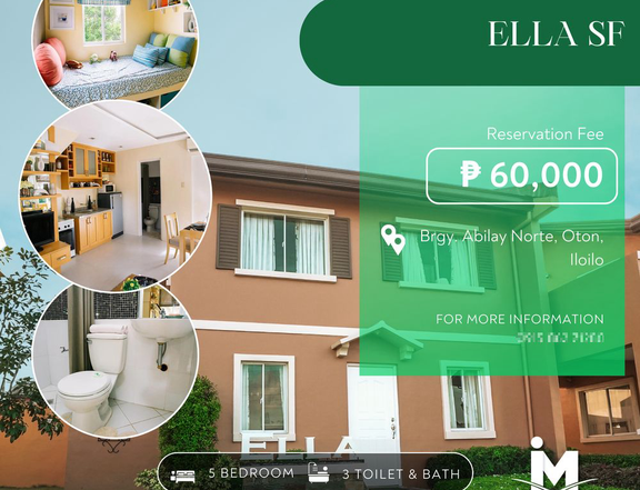 5-bedroom Ella Single Detached House For Sale in Oton Iloilo