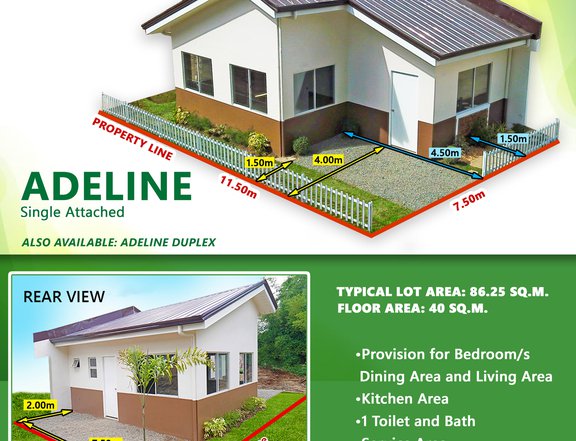 House and Lot For Sale in Tanauan Batangas Bungalow Model