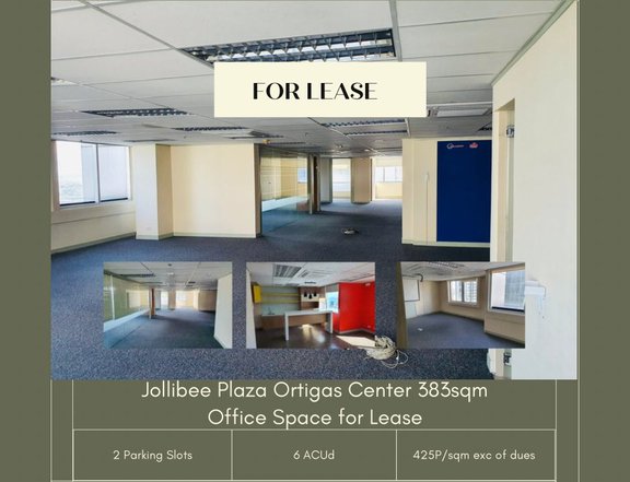 Ortigas Space for Rent Jollibee Plaza Ortigas Center