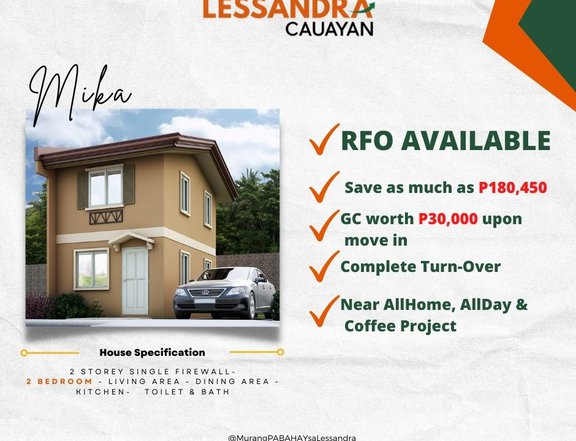 RFO MIKA HOUSE & LOT IN CAUAYAN