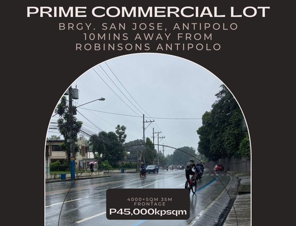 4000+ sqm Prime Commercial Lot for sale