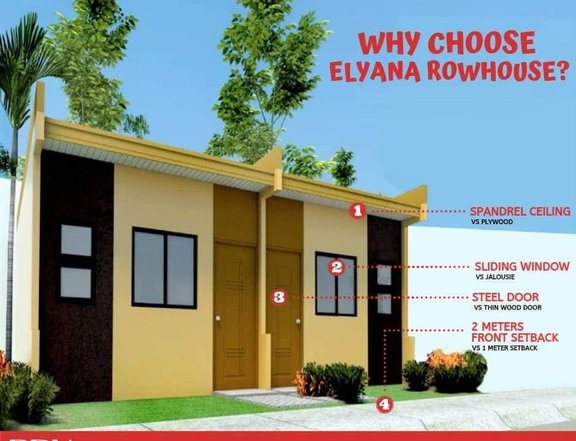 ELYANA rowhouse in BRIA HOMES- DANAO