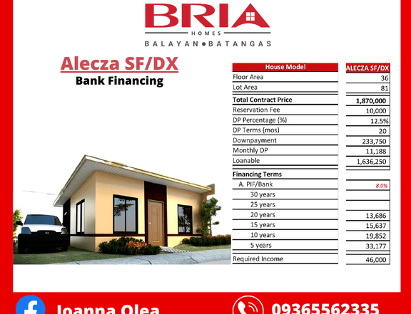 BRIA HOMES ALECZA