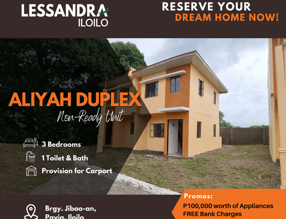 Aliyah Duplex with extra lot