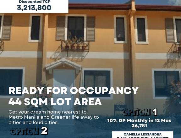 2-bedroom Townhouse For Sale in San Jose del Monte Bulacan