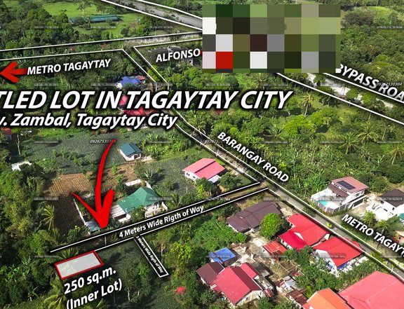 250 sqm - Residential Lot For Sale in Tagaytay Cavite