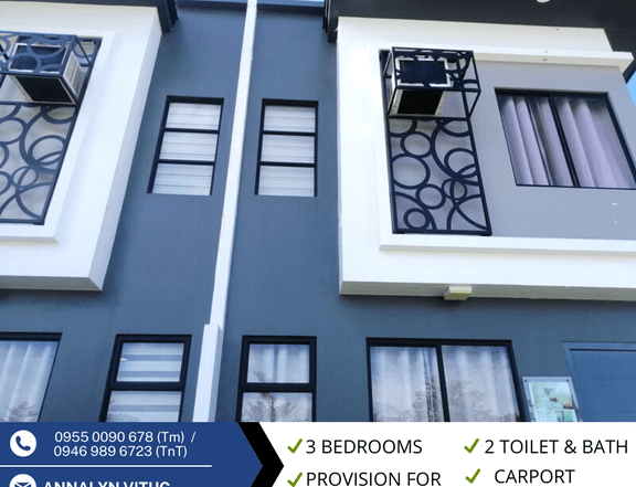 3-bedroom Townhouse For Sale in Magalang,Pampanga
