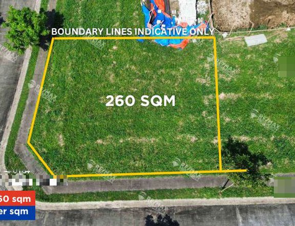 260 sqm Residential Lot For Sale in MorningFields Subdivision Calamba Laguna