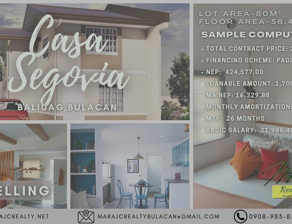 PRE SELLING HOUSE @ CASA SEGOVIA || BALIUAG BULACAN