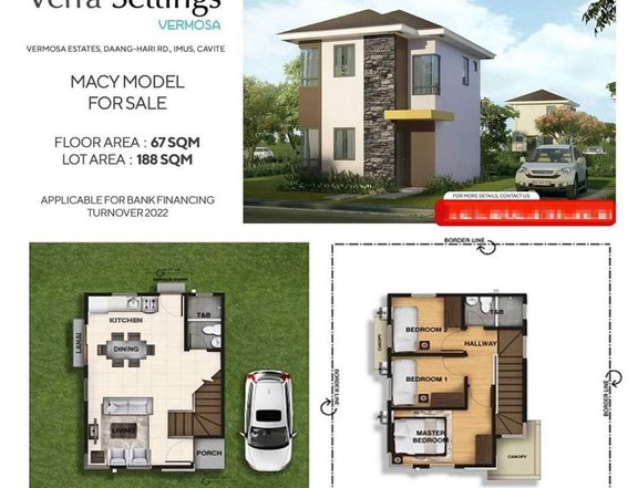 For Sale Reopen Pampanga House & Lot, Avida Verra Vermosa, Imus Cavite