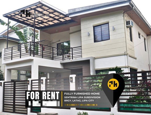 Fully Furnished 3-Bedroom House For Rent in Lipa Batangas