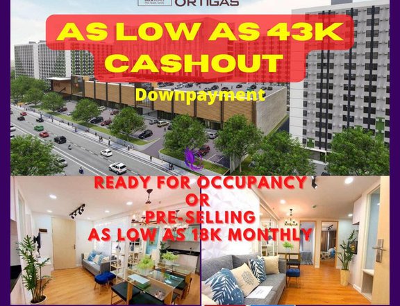 RESERVE YOUR 2 bedroom CONDO IN Pasig City For as low as 10,000 ONLY
