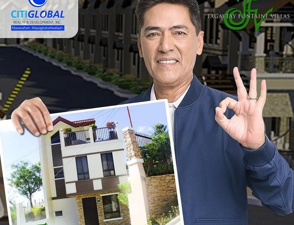 TFV Tagaytay Fontaine Villas house and lot 3storey