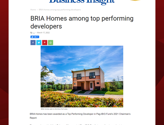 Bria Homes, Inc.