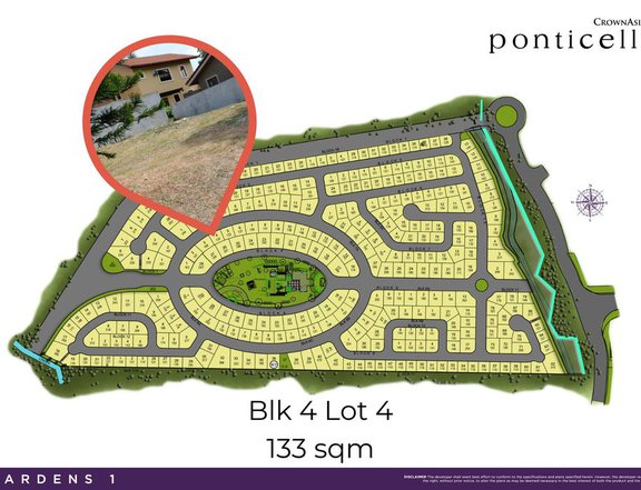 Premium Lot for sale in Ponticelli along Daang Hari (133 sqm)