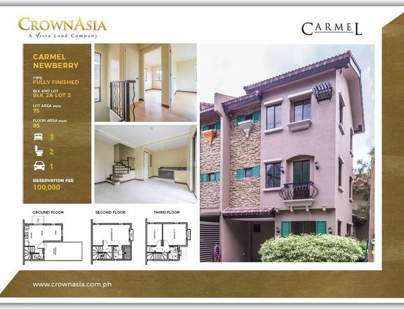 Ready for Occupancy Townhouse in Carmel Bacoor, Cavite