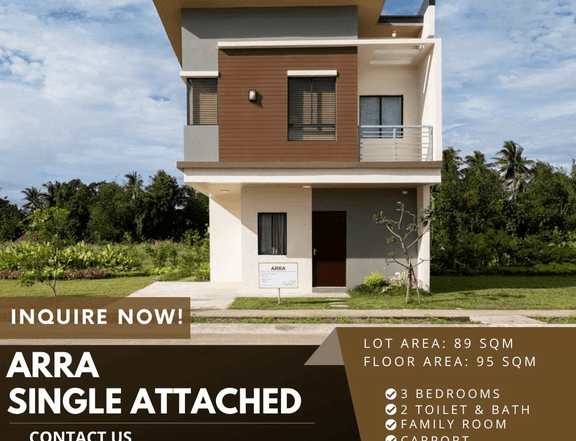 3 Bedroom single attached House For sale in Alaminos Laguna
