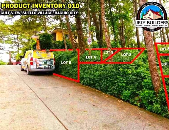 Lot only for Sale in Suello Village Gulf View Baguio City Philippines