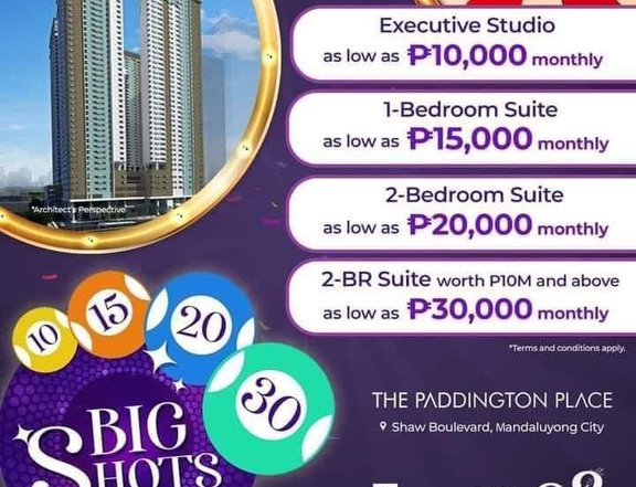 30K MONTHLY Pre-Selling PENTHOUSE  in MANDALUYONG CITY NO DOWN PAYMENT