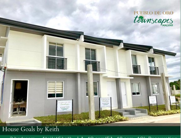 Pre Selling Townhouse in a GOLD STANDARD Community in MALVAR BATANGAS